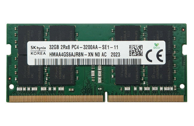 Hynix 32GB DDR4 PC4-25600 3200MHz 260-Pin SODIMM ram memory Hynix 32GB DDR4 PC4-25600 3200MHz 260-Pin SODIMM ram memory